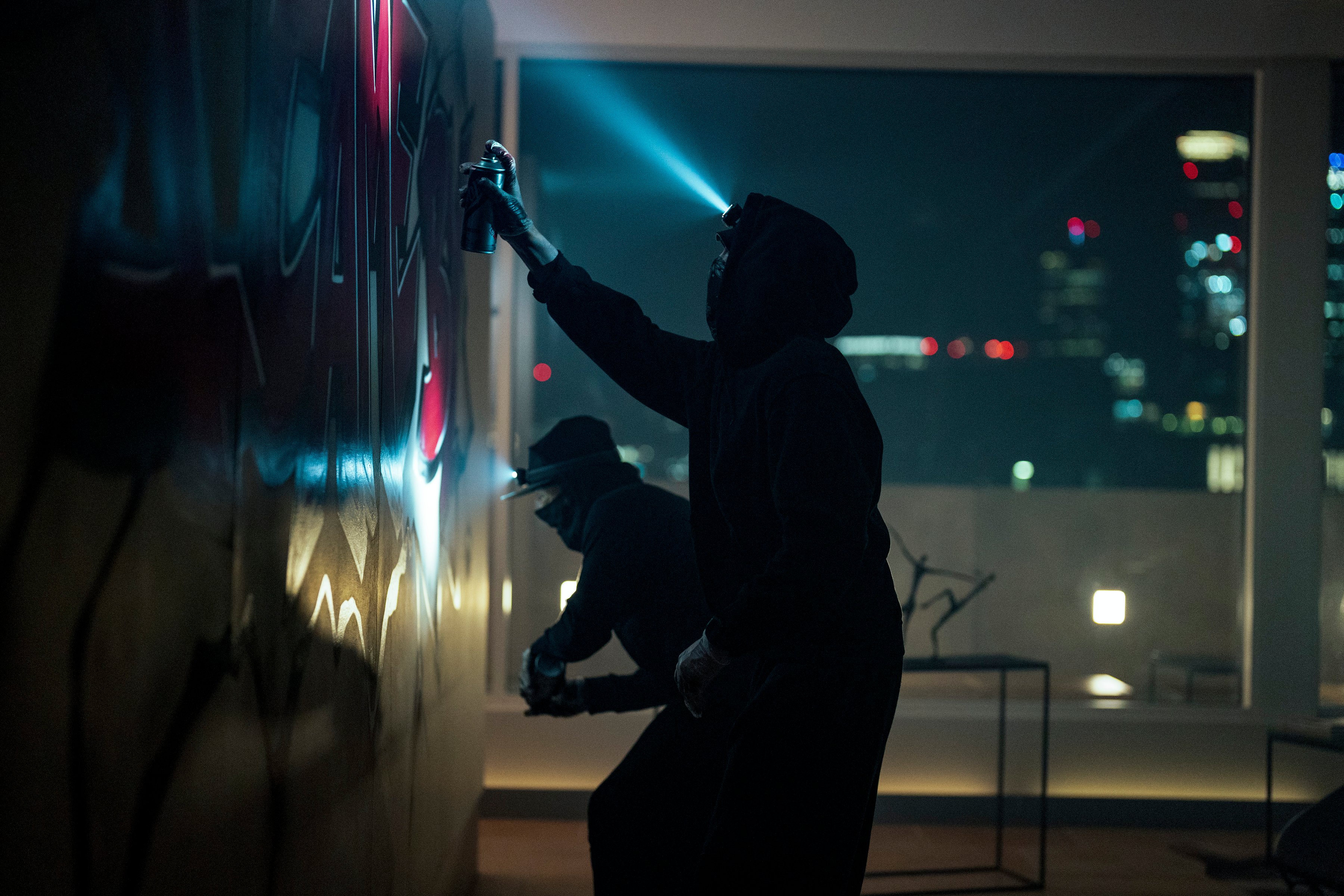 Artists at work